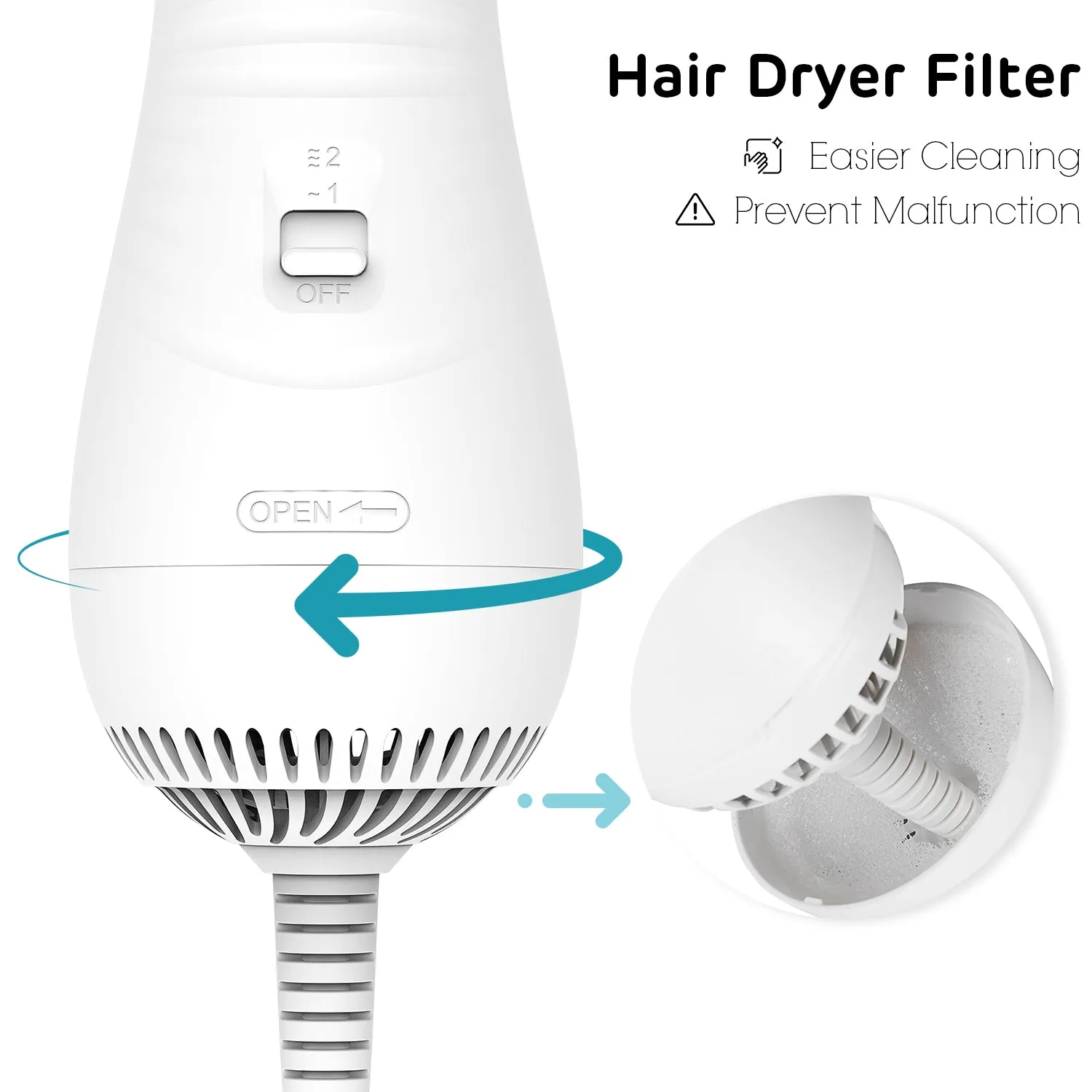 2-in-1 Pet Grooming Hair Dryer with Brush