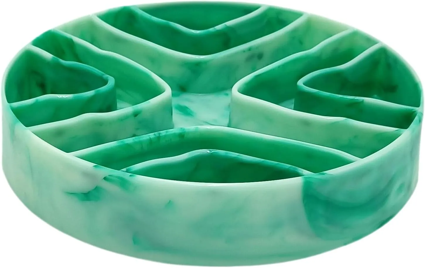 8 Inch Slow Feeder Bowl,Dog Slow Feeder Bowl,Dog Bowl,Cat Bowls, Anti Gulping Healthy Eating, Slow Feeder Pet Bowl,Slow Eating Healthy Design for Small Medium Size Dogs & Cats (Light Green)