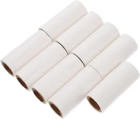 9pcs Extra Sticky Lint Roller Refills for Pet Hair Removal High Adhesion Replacement Travel Friendly Mini for Clothing Carpets and Furniture
