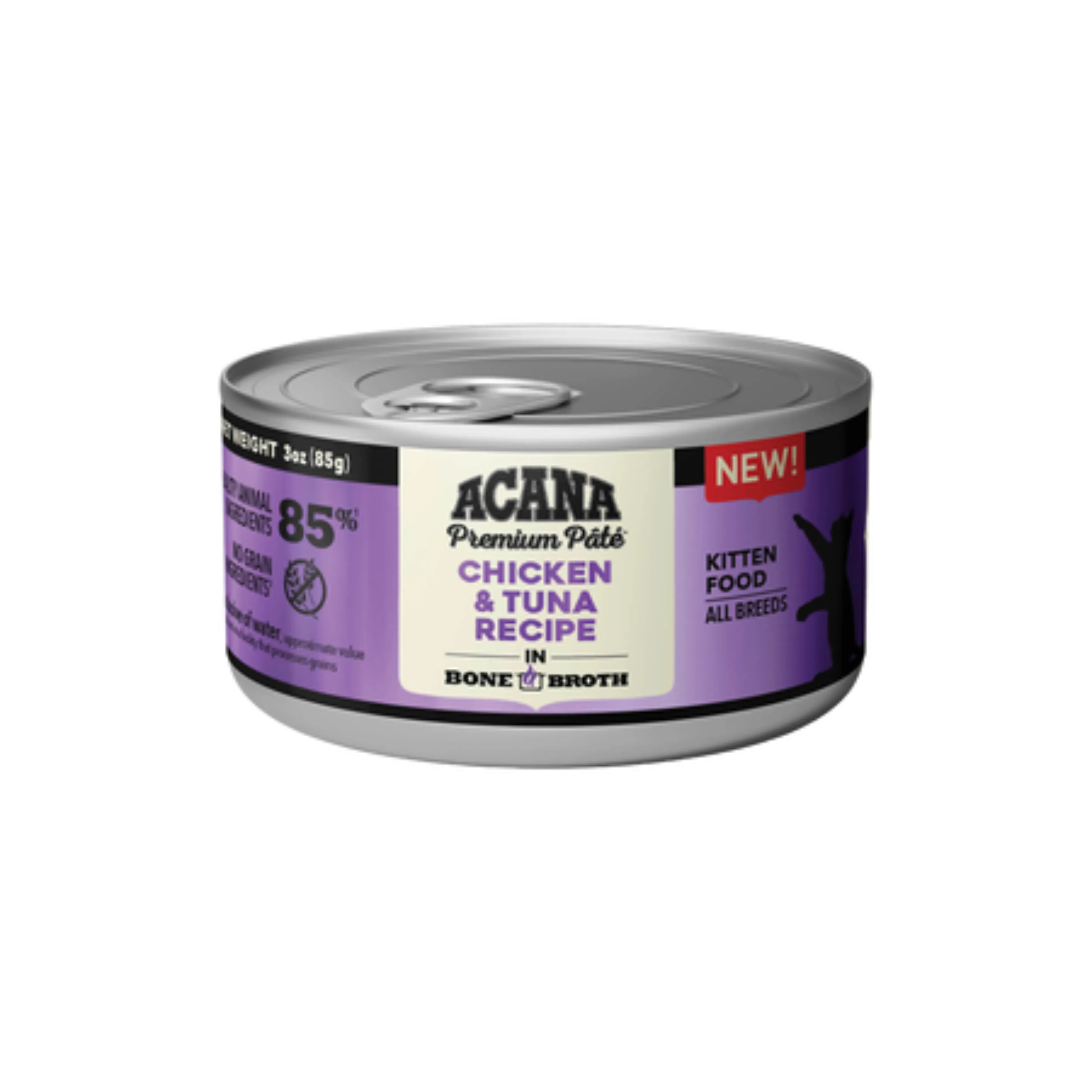 Acana Premium Pâté, Chicken & Tuna Kitten Recipe Wet Kitten Food