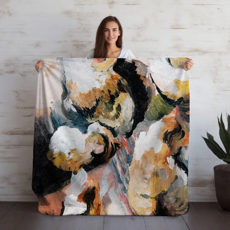 August Macke Cat Art Print Throw Blanket