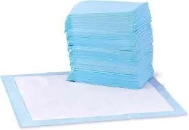 Basics Dog and Puppy Pee Pads - 100 Count, 5-Layer Leak-Proof, Quick-Dry Training Pads with Built-in Attractant for Potty Training, Housebreaking, Senior Dogs & Puppies, 22x22 Inches