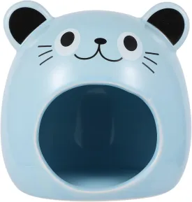 BESPORTBLE Mini Animal Shelter Ceramic Hamster Nest Multi-Chamber Hideout for Hamsters Squirrels Pet Supplies