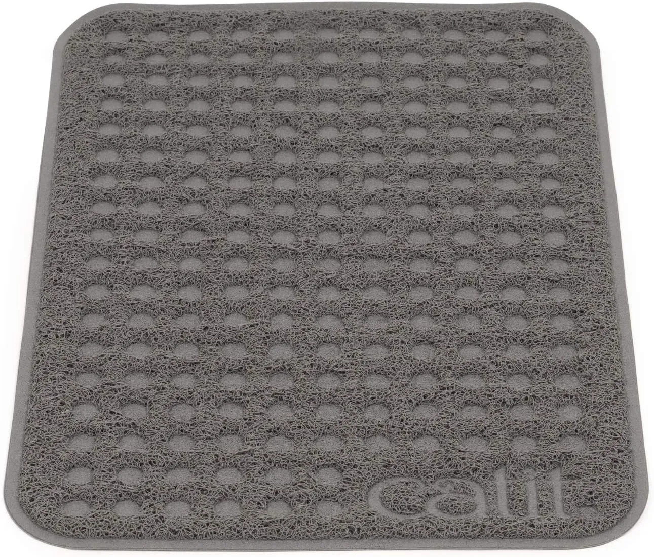 Catit Cat Litter Mat Rectangle Non-Slip Litter Trapping Mat Soft & Comfortable, Easy to Clean for All Cat Litter Types  Small