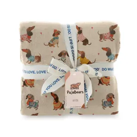Dachshund Shineful Fleece Blanket Style Wiener