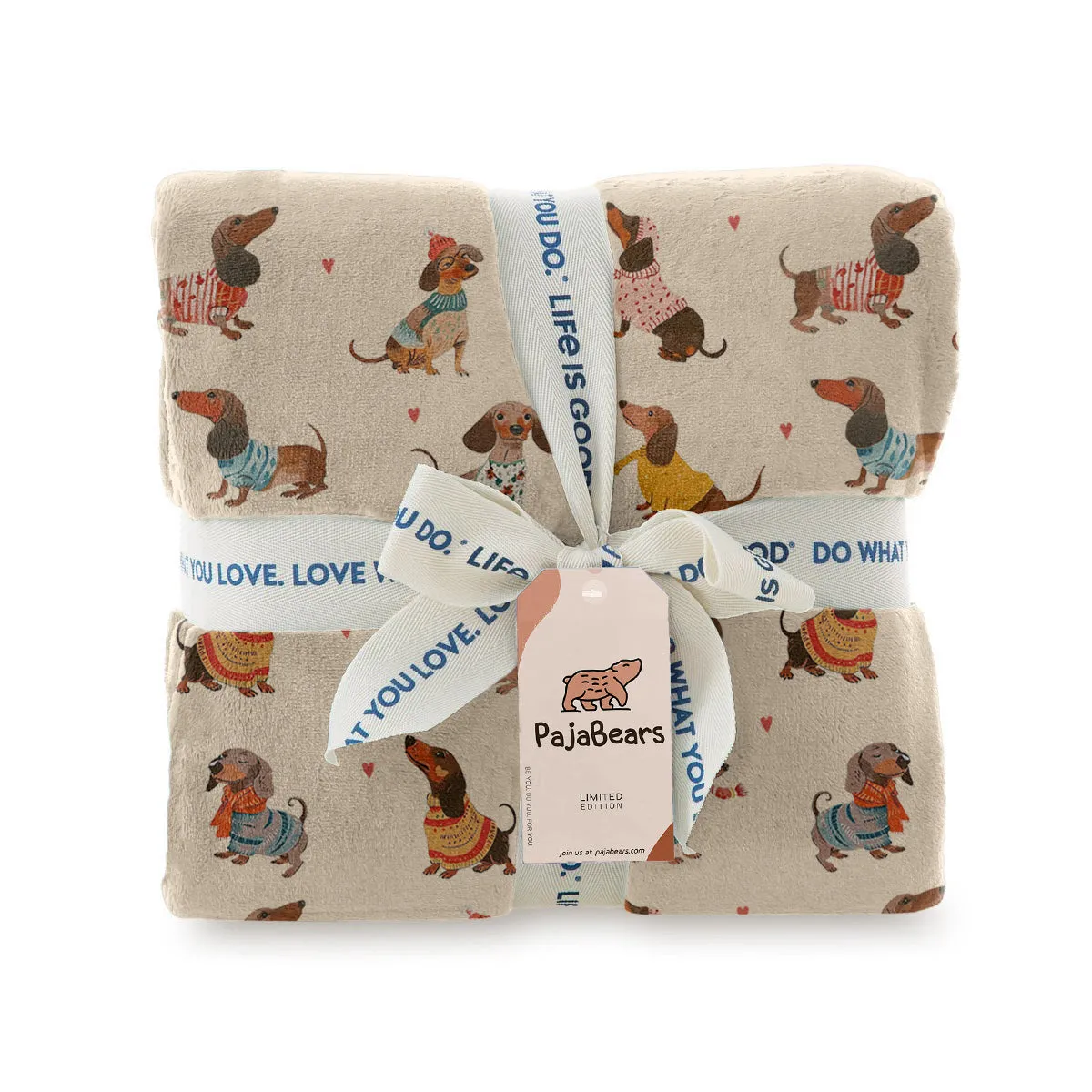 Dachshund Shineful Fleece Blanket Style Wiener