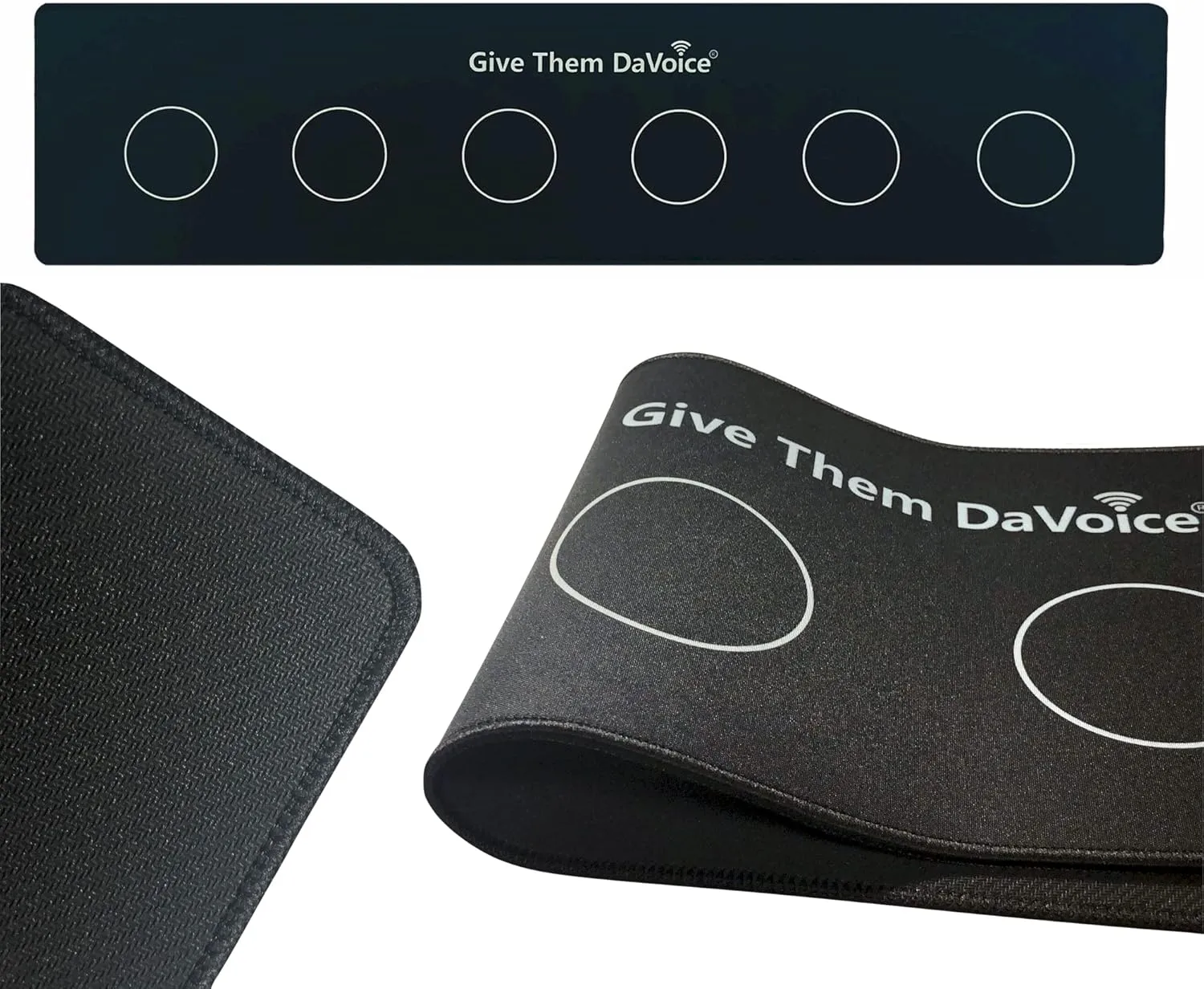 Dog Button Mat  6-Button Placement Pad for Communication and Talking Training (Buttons Not Included)