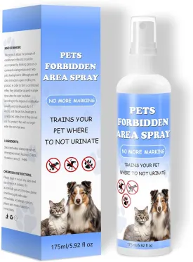 Dog Not Here! Pet Training Solution  Prevents Chewing, Licking & Peeing  Helps Pets Learn Where Not to Urinate  Safe for Indoor and Outdoor Use  5.92 fl oz