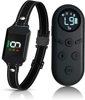 Dog Training Collar with Remote, IPX56 Waterproof Shock Collar with Beep, Vibration, Static Shock, Long-Range up to 2300FT (Open Areas), Type-C Rechargeable, for Small Medium & Large Dogs (466lbs)
