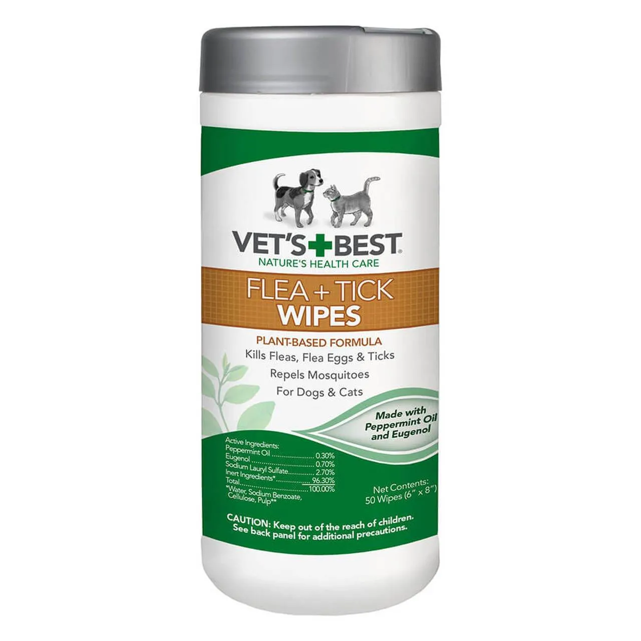 Flea   Tick Wipes 50 ct