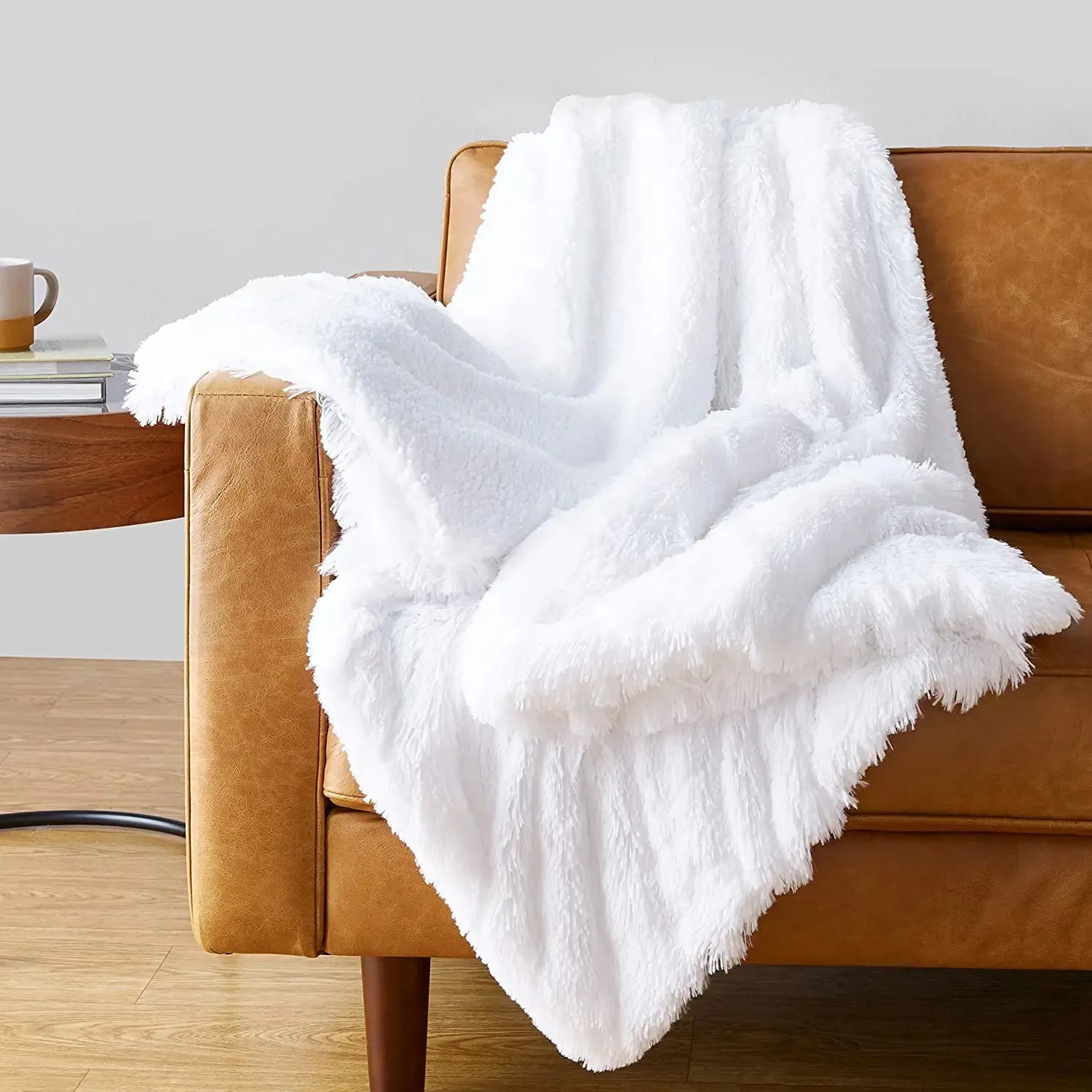 Luxury Leopard Plush Sherpa Blanket