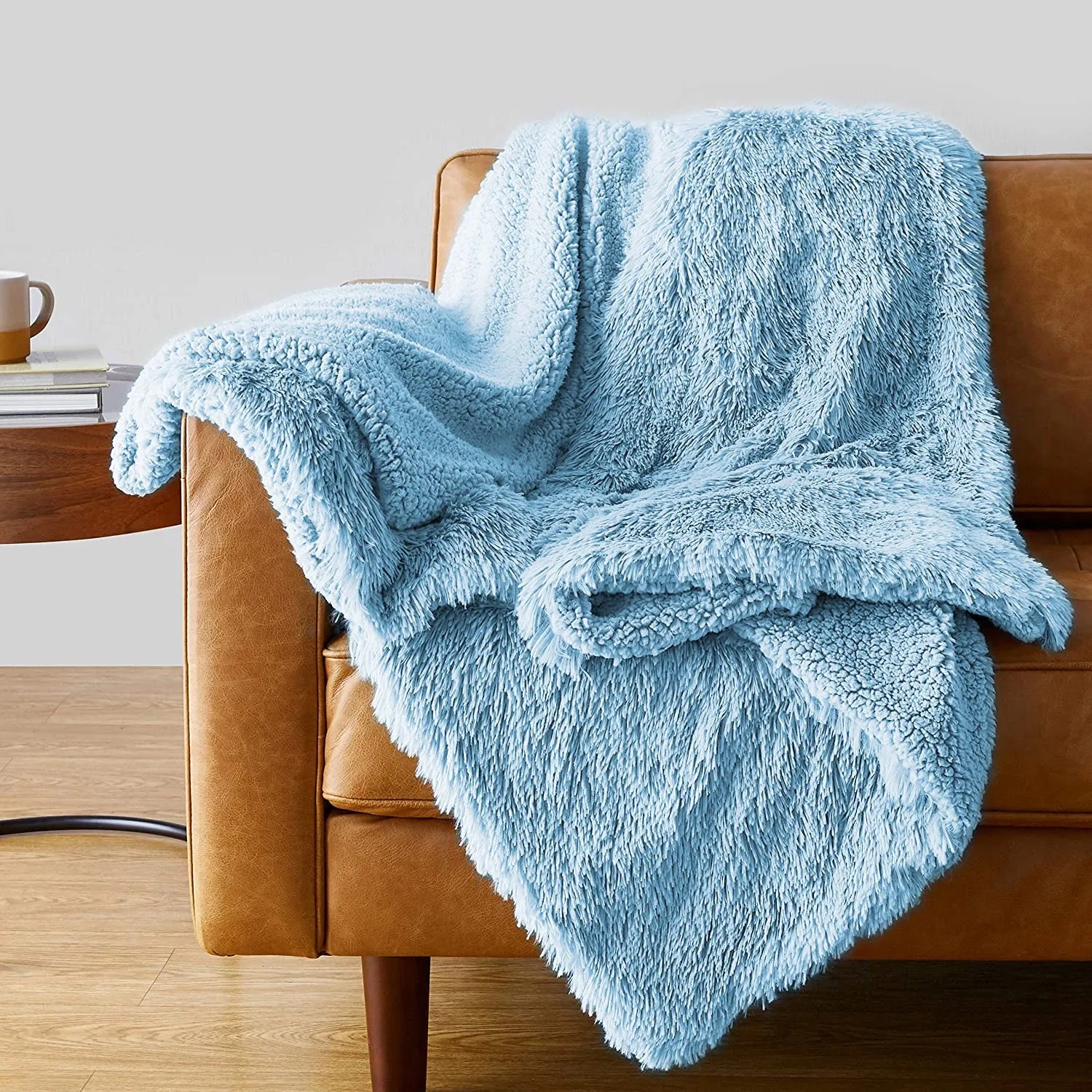Luxury Leopard Plush Sherpa Blanket