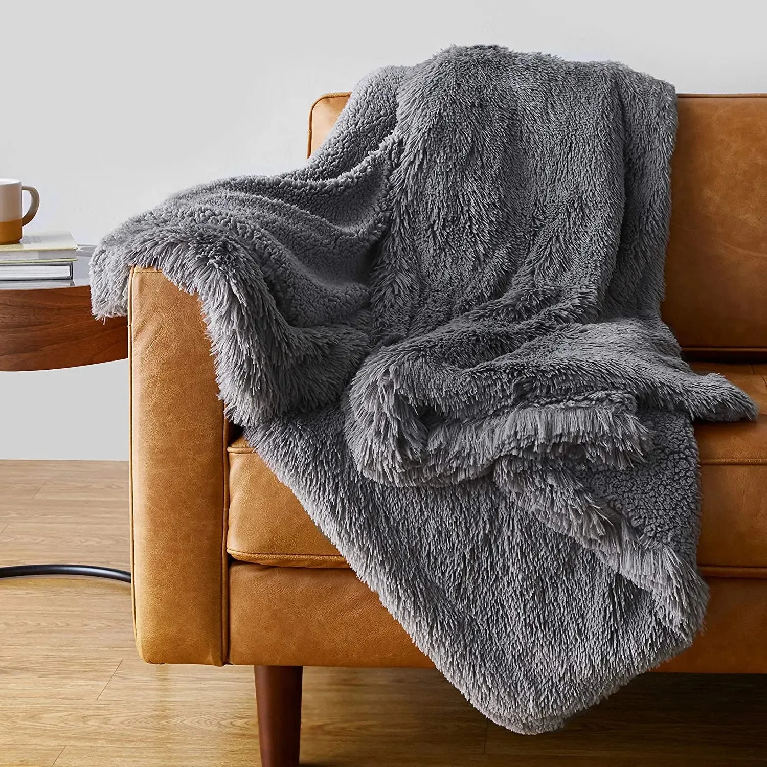 Luxury Leopard Plush Sherpa Blanket