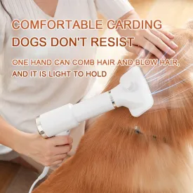 New Upgrade 2-in-1 Dog Hair Dryer Adjustable Speed Temperature Cat Dog Grooming hair dryer Comb Brush Low Noise Pet Products