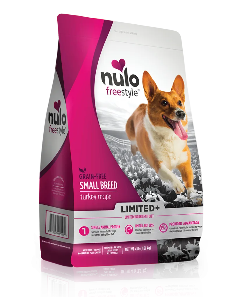 Nulo freestyle limited  Turkey Recipe small breed Kibble for Dogs
