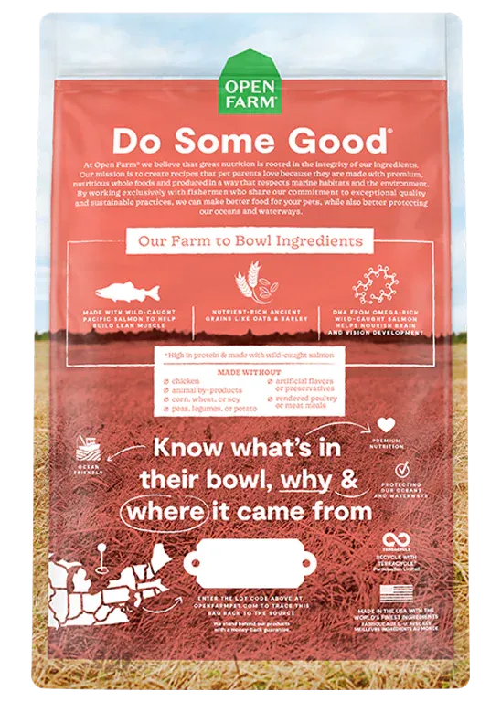 Open Farm - Salmon and Ancient Grains Puppy Dry Dog Food