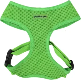 Parisian Pet Dog Harness - Adjustable Bright Green Dog Vest Harness - No Choke, Padded, No Pull Dog Harness Small-Sized Dog - Cooling Dog Harness for Walking, Running, and Hiking - Puppy Harness - XS