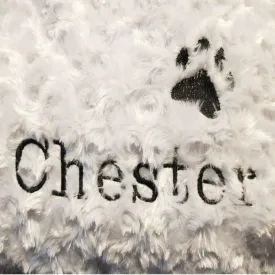Personalised Pet Blanket - Cream