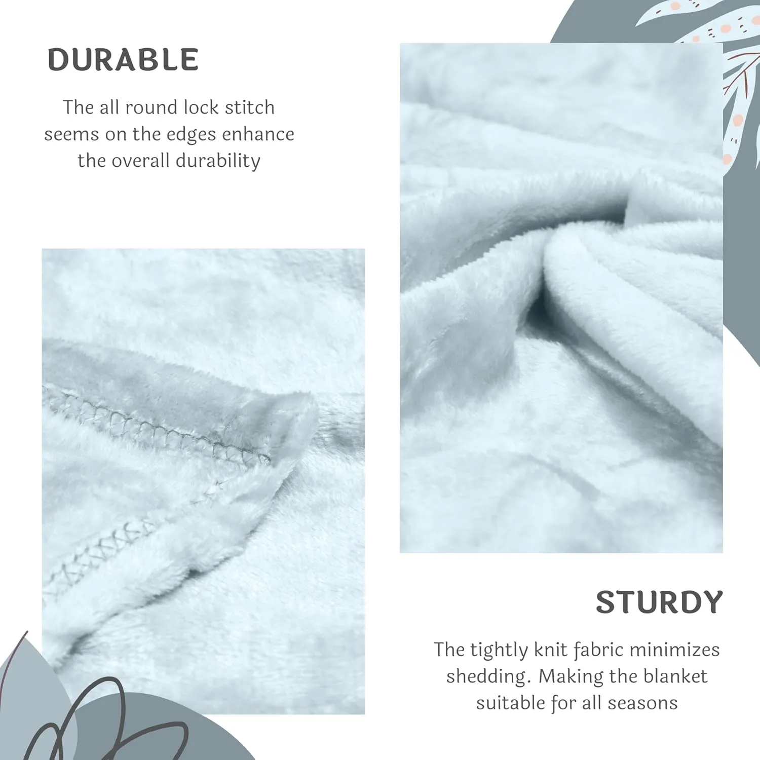 Pet Blanket - Lightweight Breathable Warm Cozy Soft Throw Blanket - Ice Water Blue - 30x40 Inches