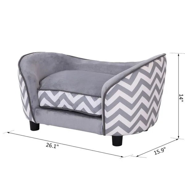 Pet Soft, Warm Sofa Elevated Dog, Puppy Sleeping Bed Raised