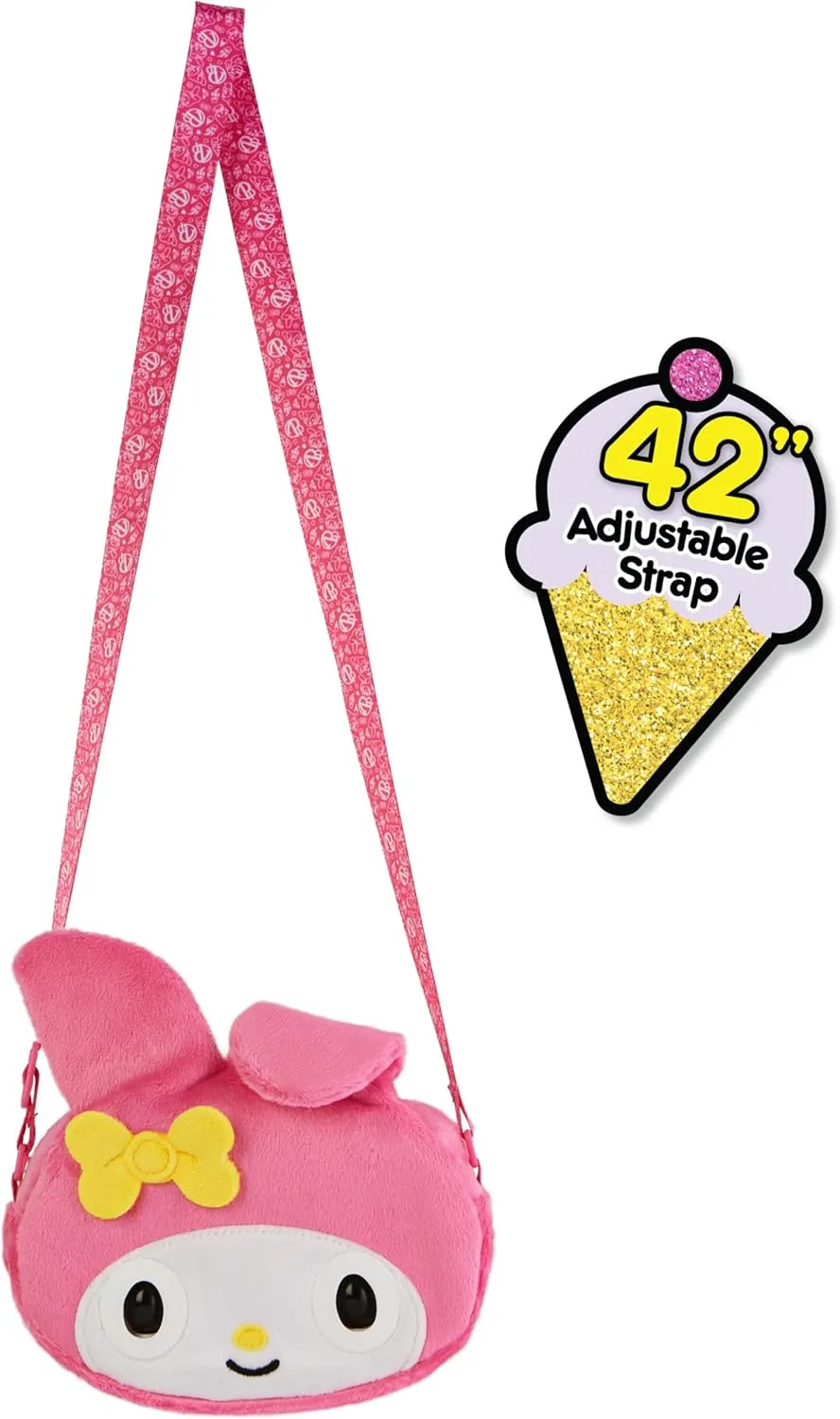 Purse Pets, Sanrio Hello Kitty and Friends, My Melody Interactive Pet Toy & Crossbody Kawaii Purse, Over 30 Sounds & Reactions, Girls & Tween Gifts