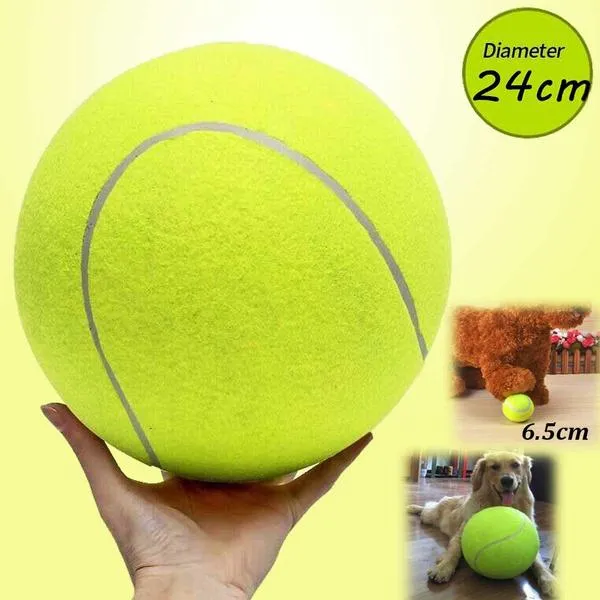 Rubber Kelly Big Giant Pet Dog Tennis Ball Thrower
