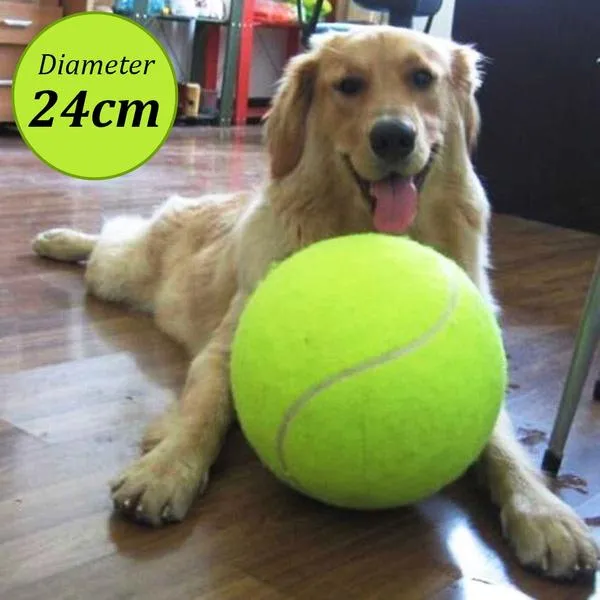Rubber Kelly Big Giant Pet Dog Tennis Ball Thrower