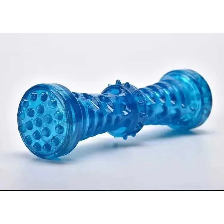 Rubber Puppy Chew Toys Bite Resistant Pet Toys Sturdy Dog Toys Interactive Puppy Play Toys Dog Bones Rubber Puppy Chew Toys