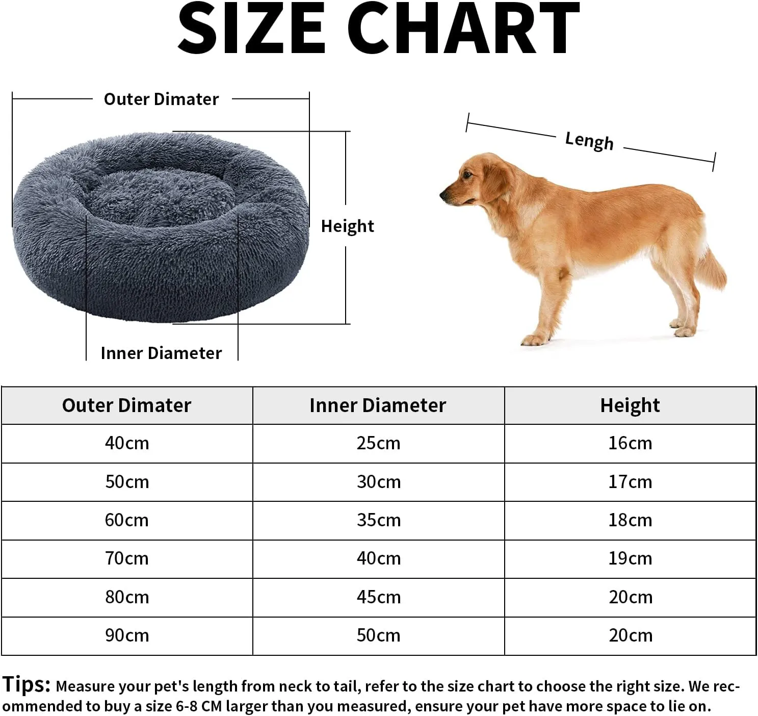 Small Cat Bed for Indoor Cats, Self-Warming Donut Kitty Bed for Small Cats Keeping Warm, Washable Pet Bed with Anti Slip Base, 20 Darkgrey