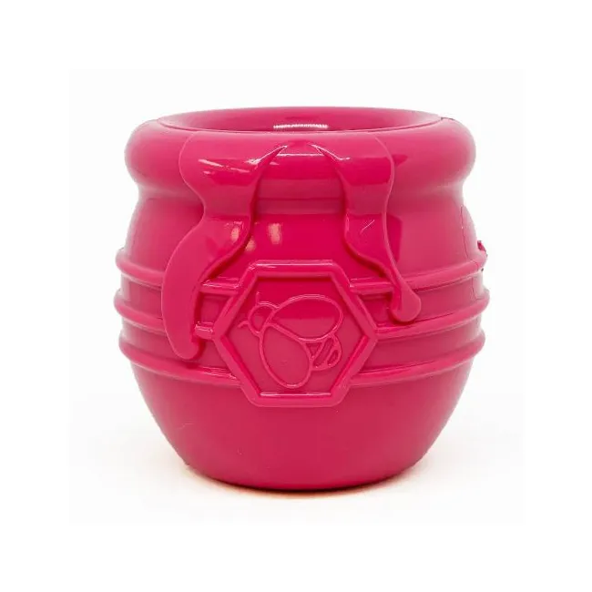 SodaPup Honey Pot Durable Rubber Treat Dispenser