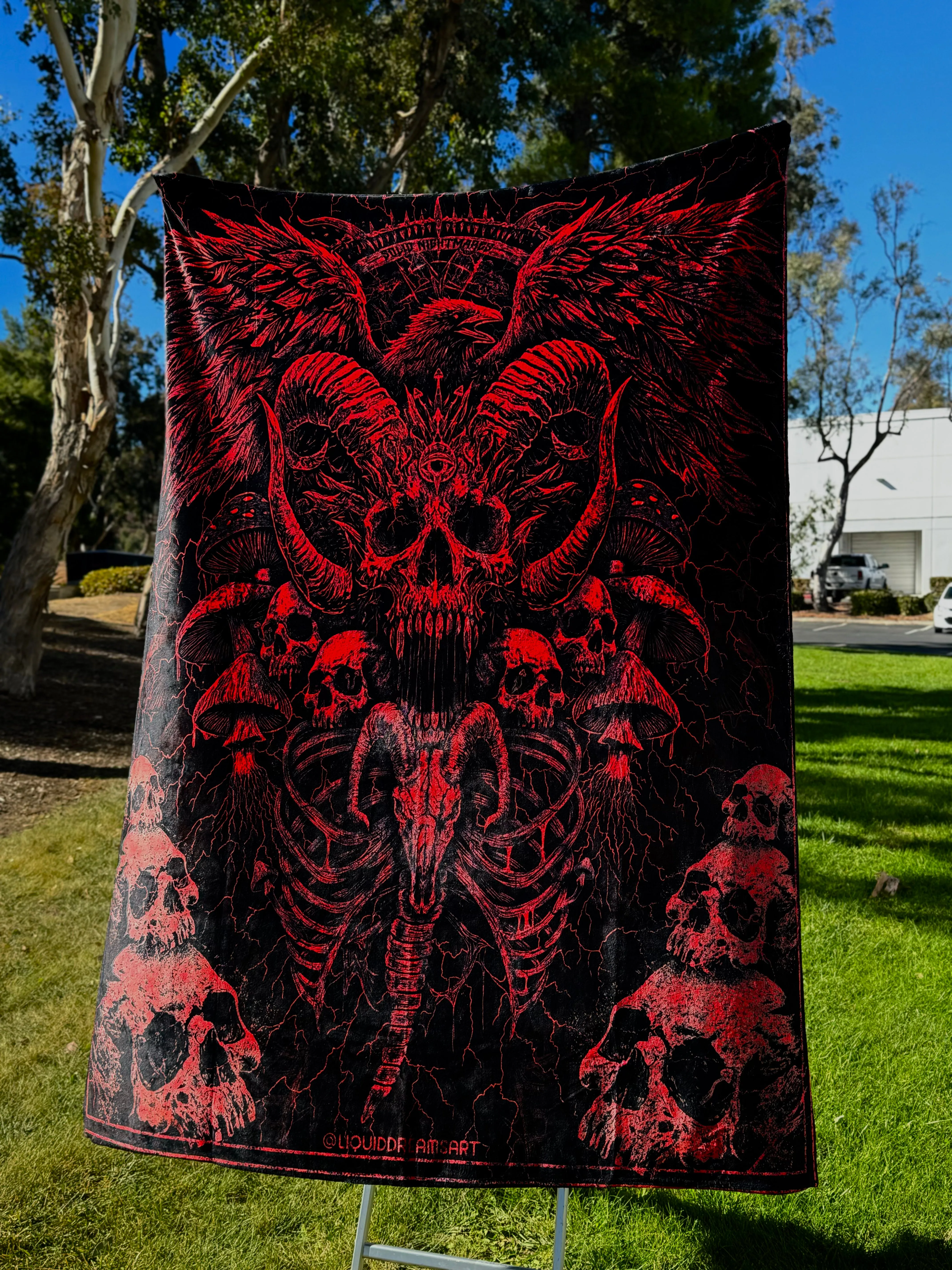 Solid Nightmares ╳ Jurassic Double Sided Blanket